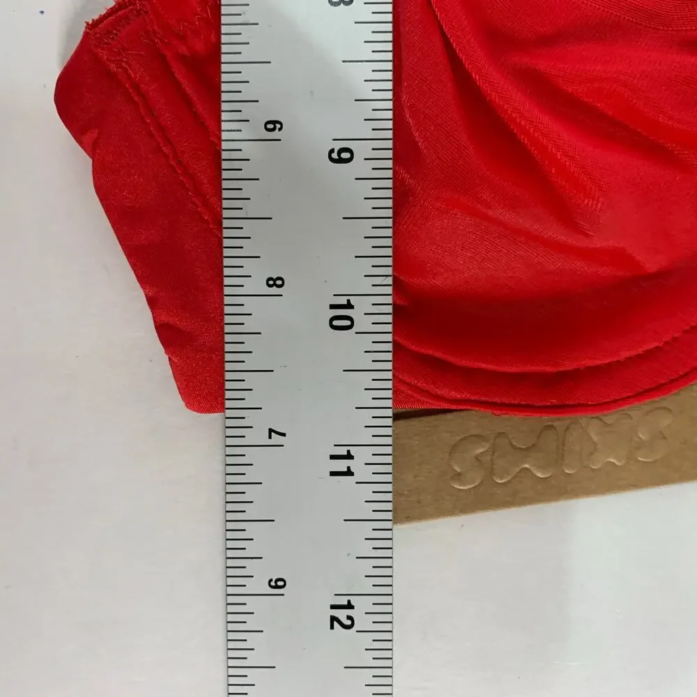 Skims 30C NEW No Show Molded Unlined Demi Bra Red Underwire - Picture 6 of 9
